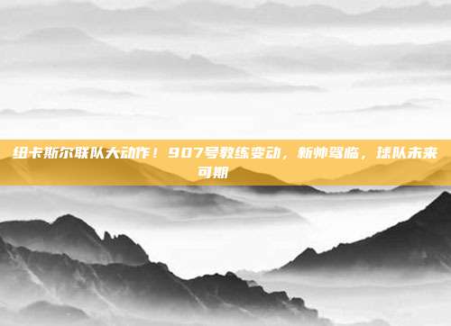 纽卡斯尔联队大动作！907号教练变动，新帅驾临，球队未来可期👔